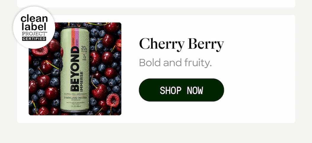 Cherry Berry. Bold And Fruity. Shop Now 