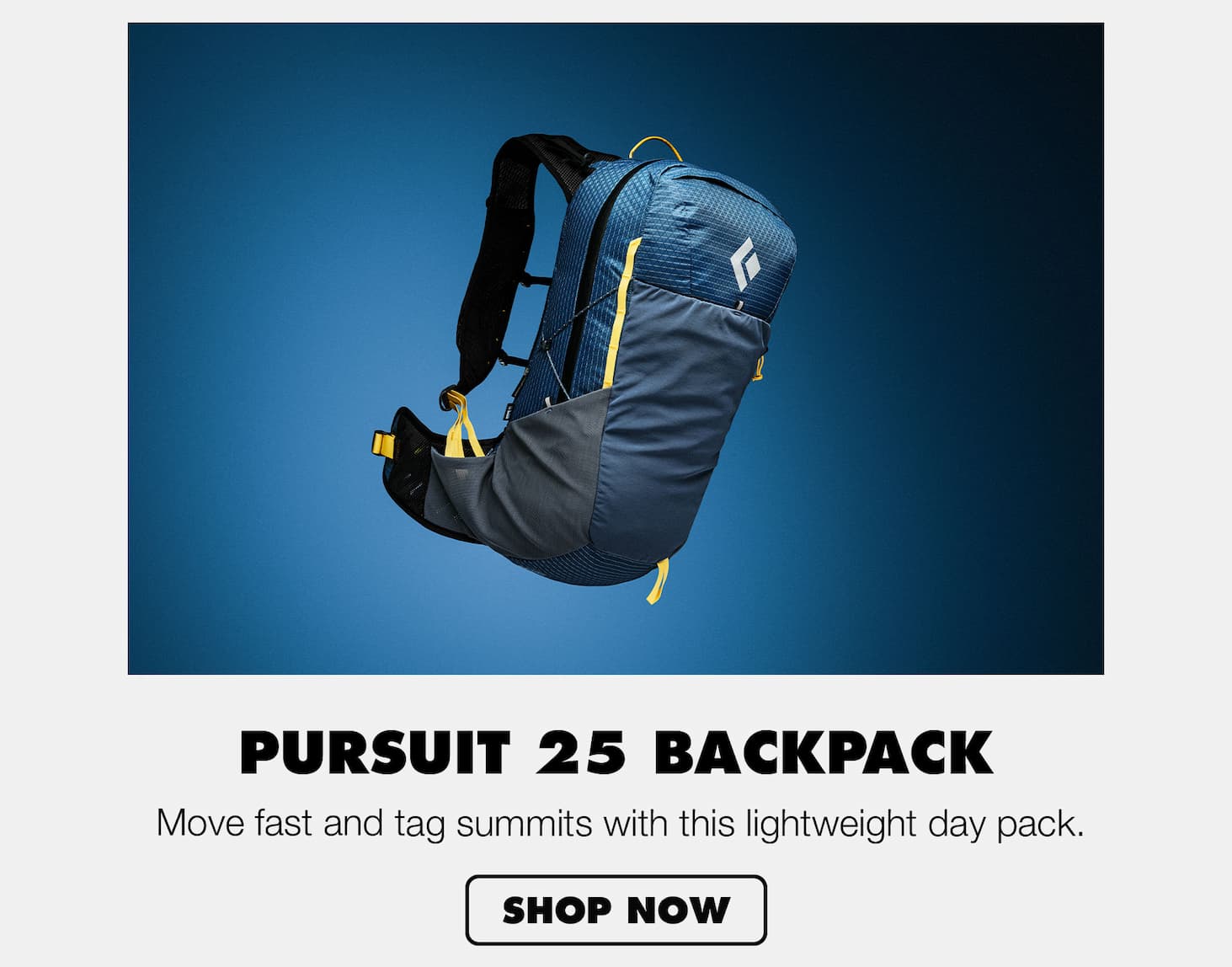 Pursuit 25 Backpack: Move fast and tag summits with this lightweight day pack.