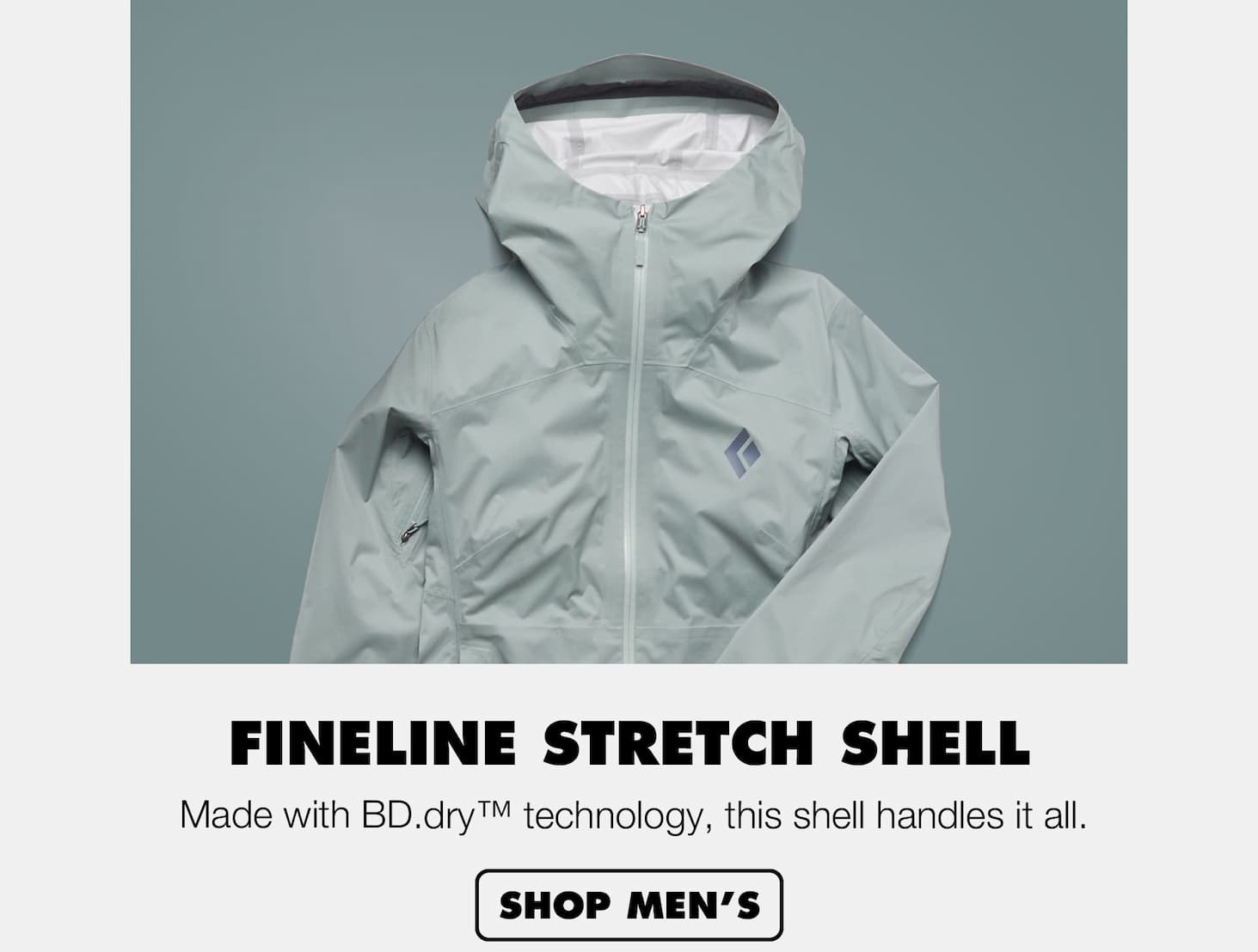 Fineline Rain Shell: Made with BD.dry™ technology, this shell handles it all. | SHOP MEN'S