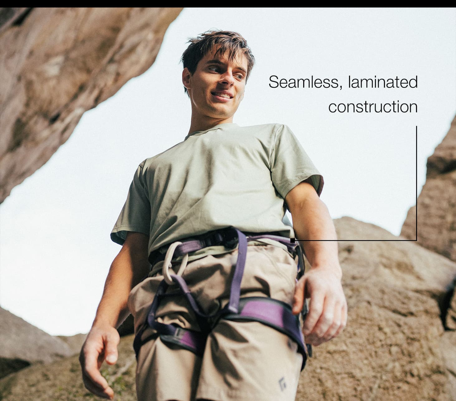 Seamless, laminated construction