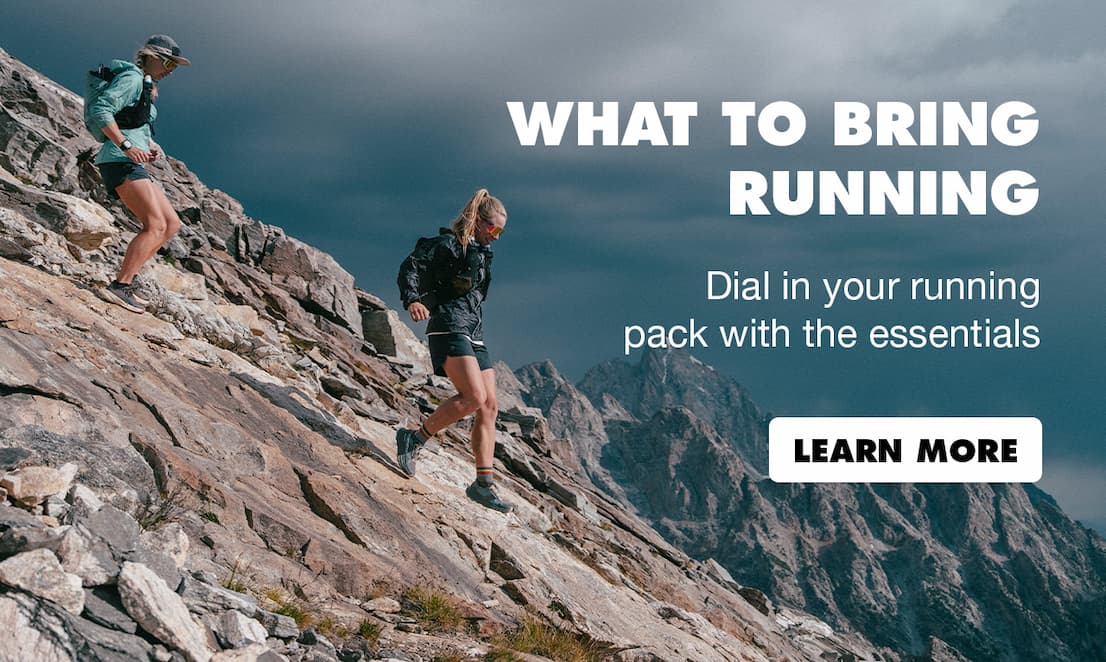 WHAT TO BRING RUNNING: Dial in your running pack with the essentials | LEARN MORE