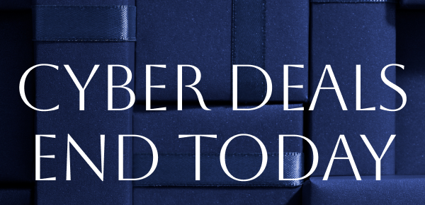 Don’t miss up to 50% off* our Cyber deals on timeless designs for the holidays.