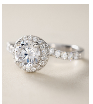 Discover a stunning halo-setting engagement ring for your angelic beauty.