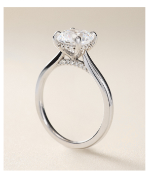 Discover a stunning halo-setting engagement ring for your angelic beauty.