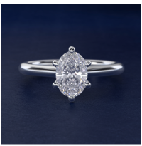 Classic Six-Prong Solitaire Engagement Ring in Platinum