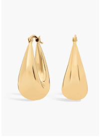 Large Oval Hoops in 14k Italian Yellow Gold