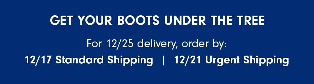 Get Your Boots Under The Tree