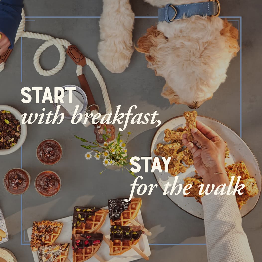 Start with breakfast, stay for the walk