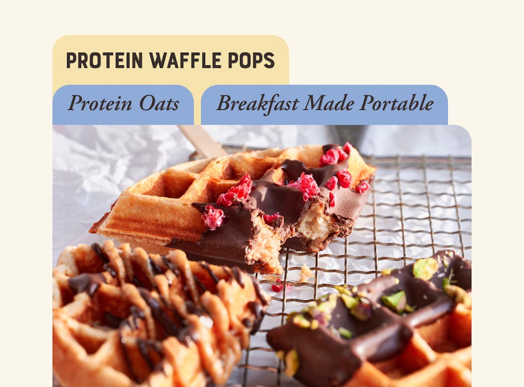 Protein Waffle Pops