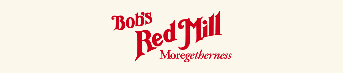 Bobs Red Mill Logo on Cream Background