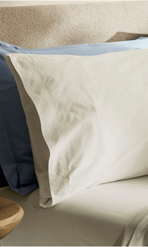 Percale Vintage Washed Garment-washed  for a deeper, lived-in softness—while maintaining the breathable structure Percale is known for. SHOP NOW