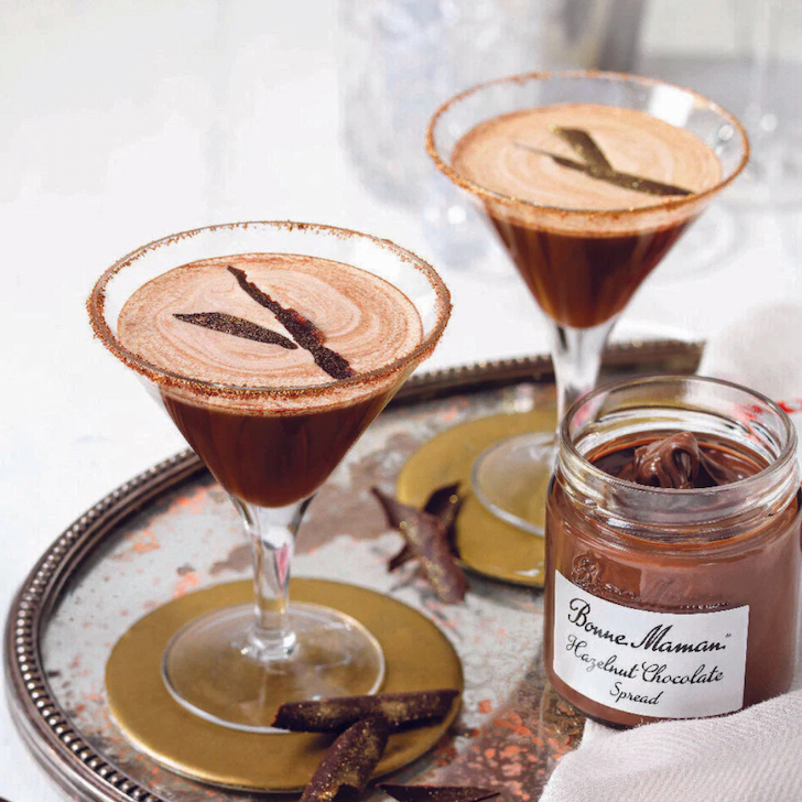 Hazelnut Chocolate Meringue Cookies