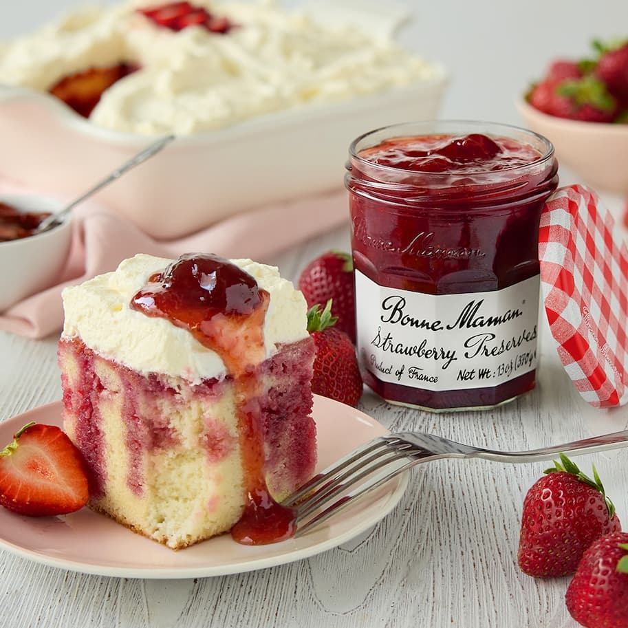 Strawberry Coconut Tres Leches Cake