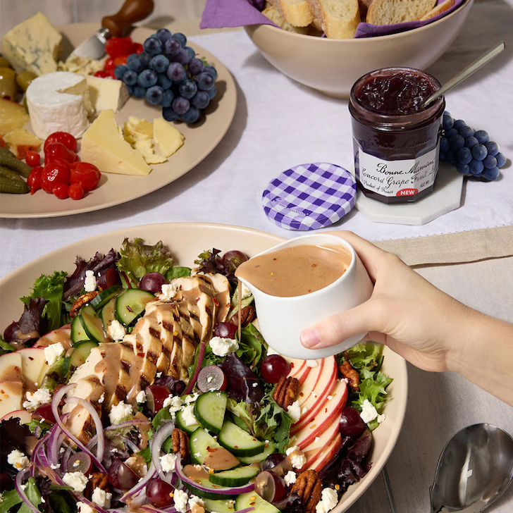 Chicken Salad with Swicy Concord Grape Vinaigrette