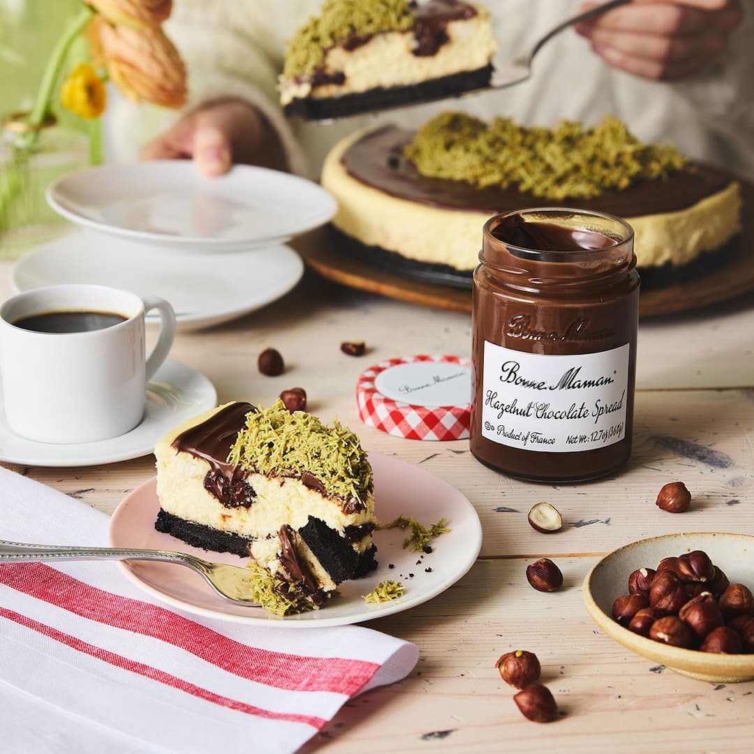 Dubai Hazelnut Chocolate Cheesecake