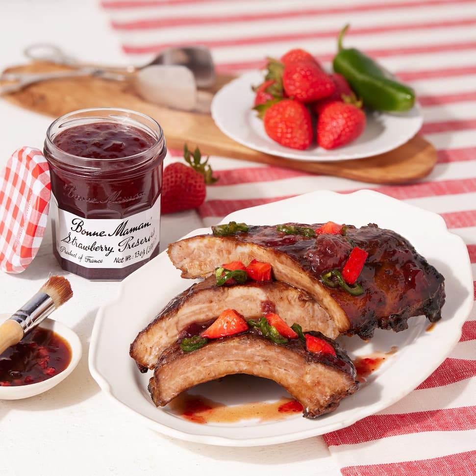 Strawberry-Jalapeno Baby Back Ribs