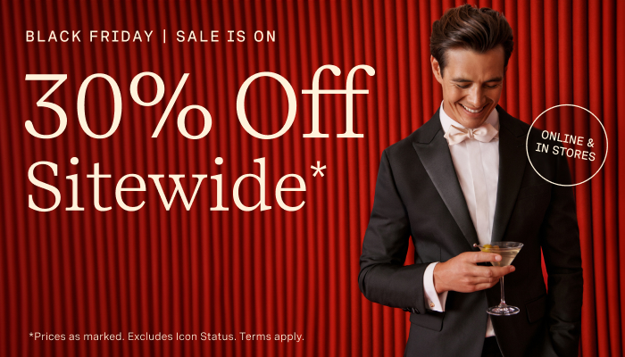 30% Off Sidewide 