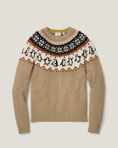 Disco Penguin Fair Isle Sweater