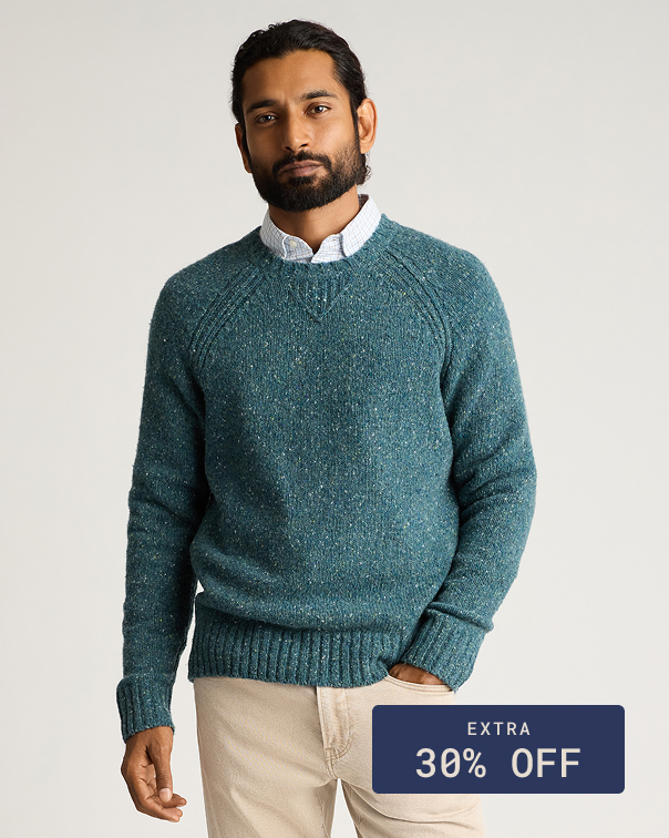 Donegal Crew Neck Sweater