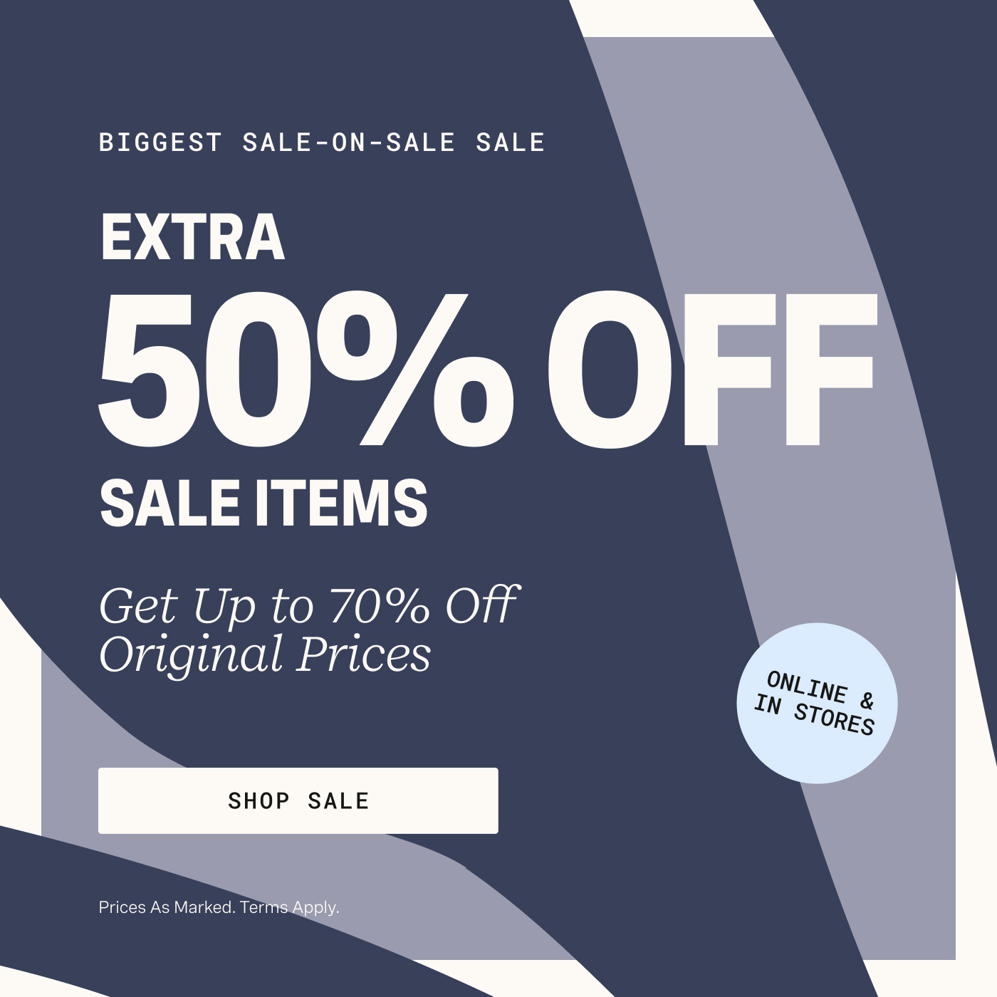 Shop Sale