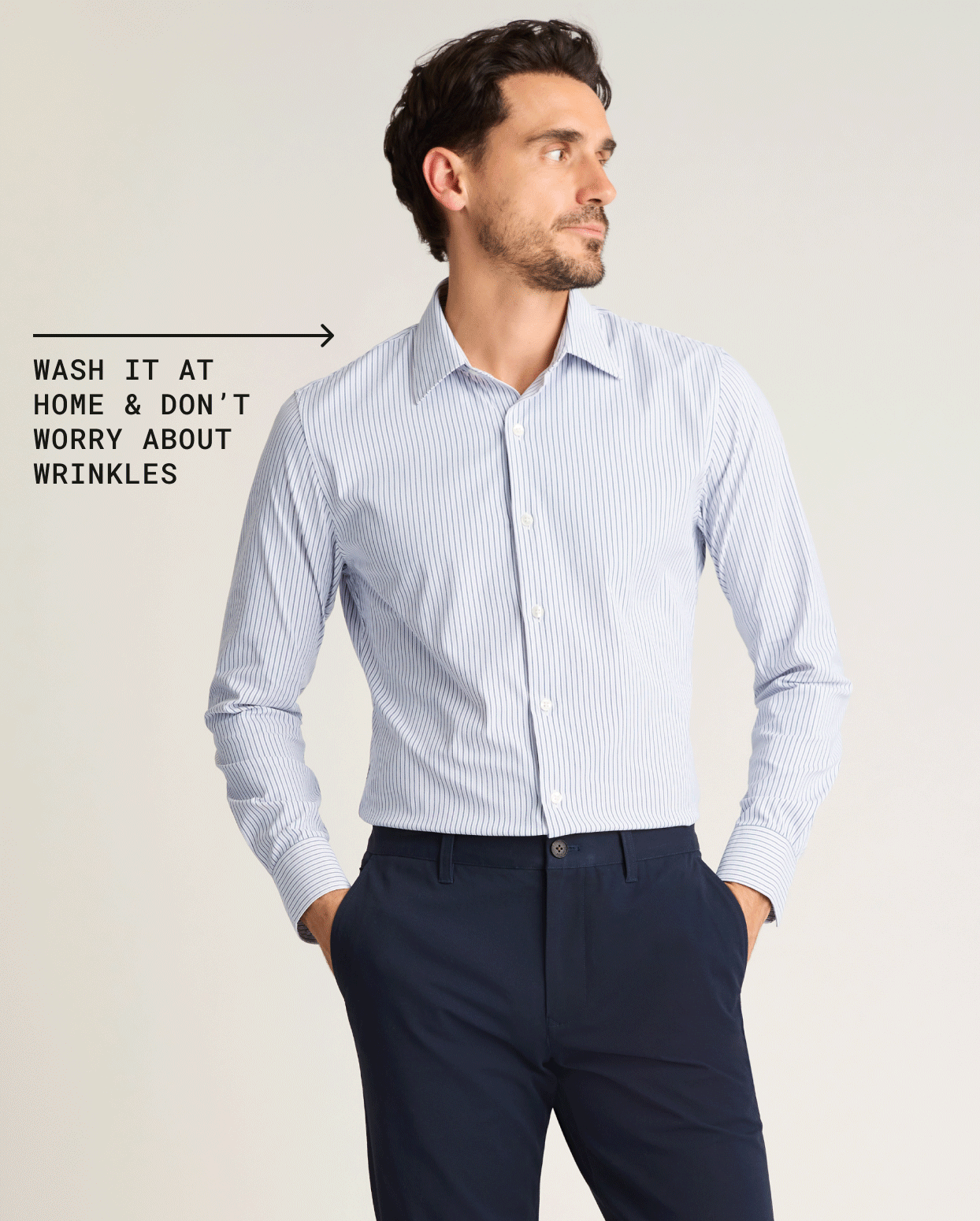 TECH BUTTON DOWN SHIRT