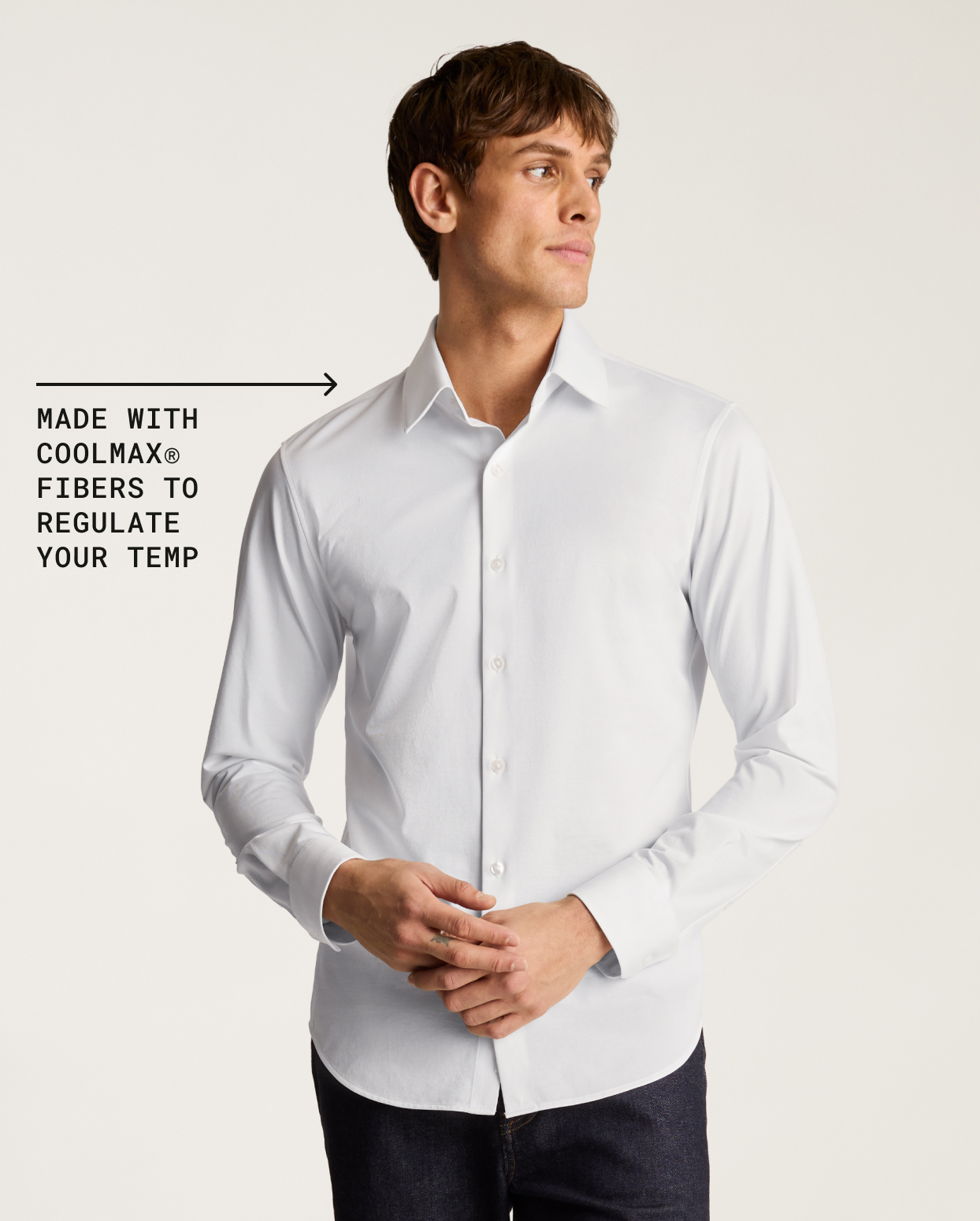 Tech Pique Button Down Shirts