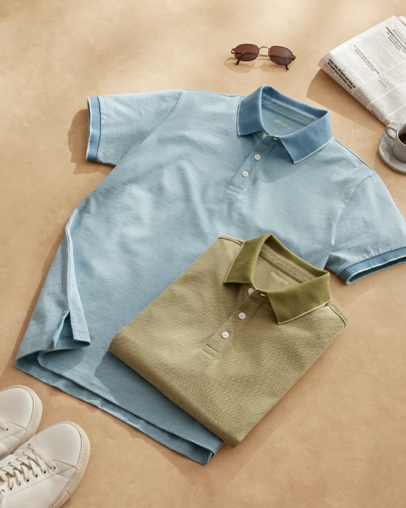 Stretch Pique Polos