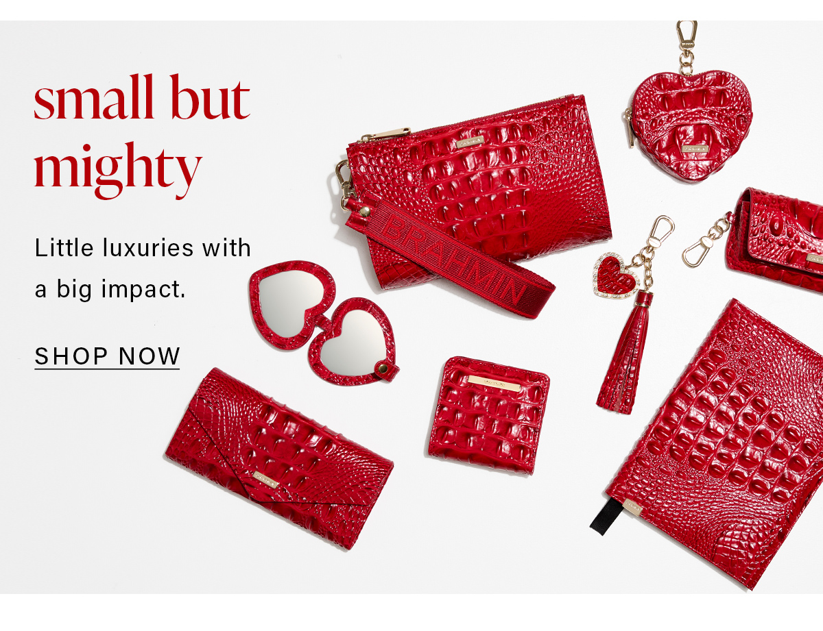 small but mighty Little luxuries with a big impact. SHOP NOW