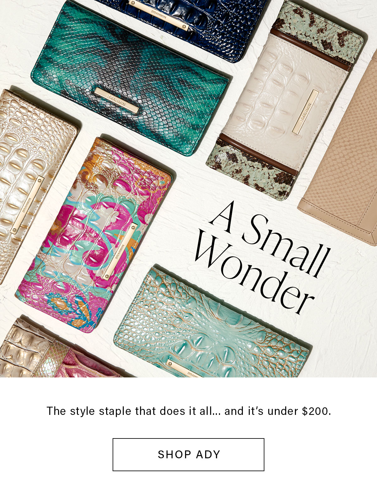 A Small Wonder They style staple that does it all... and it's under $200. SHOP ADY