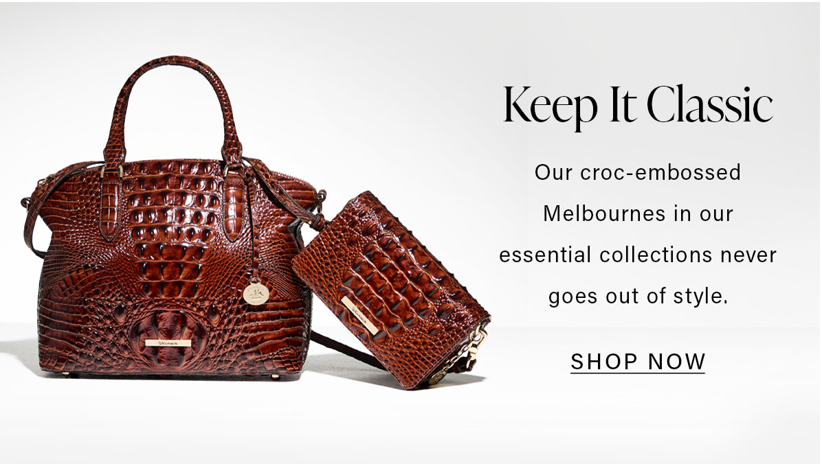 Keep it Classic Our croc-embossed Melbournes in our essential collection never goes out of style. SHOP NOW