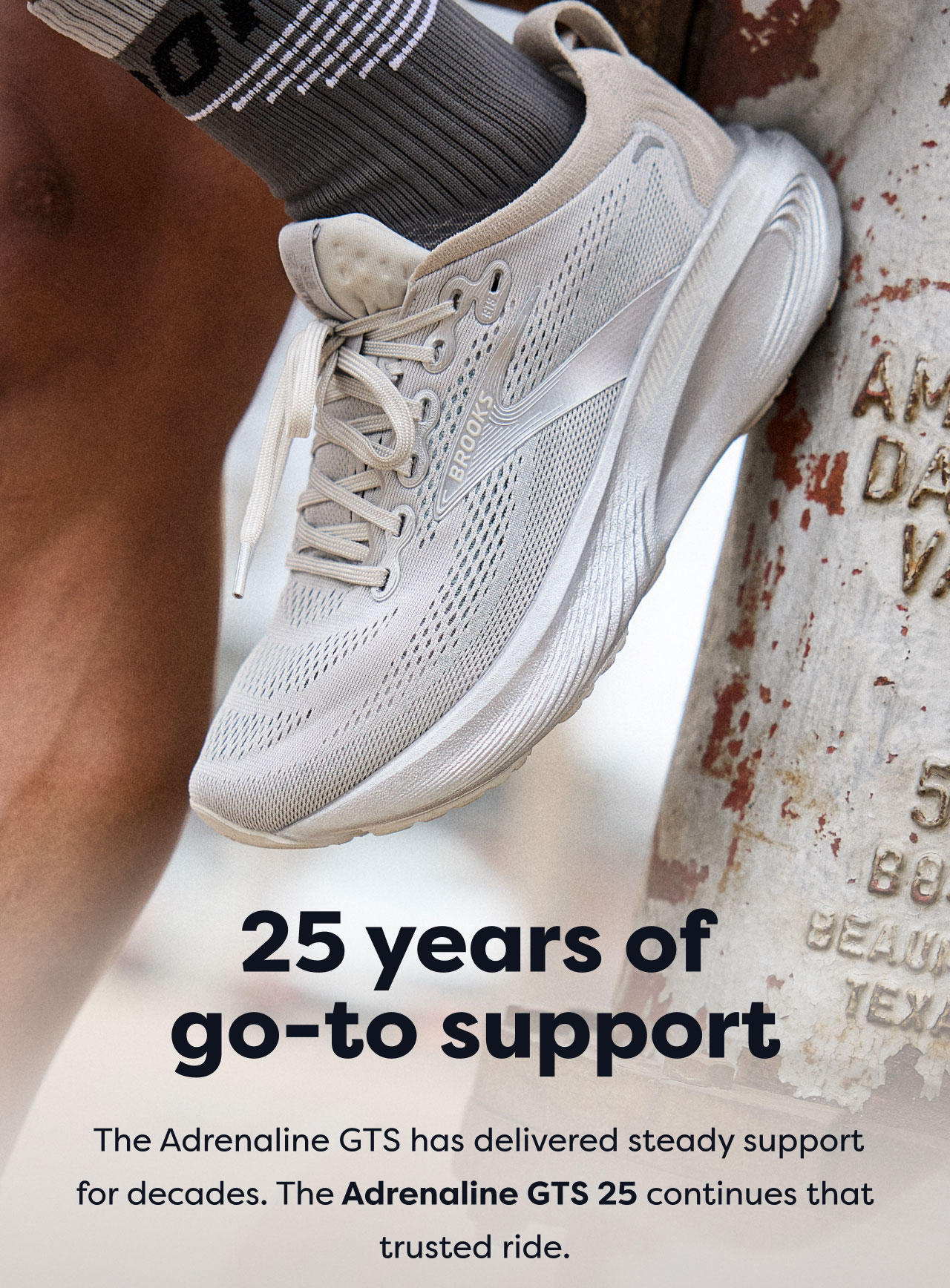 25 years of go-to support | The Adrenaline GTS has delivered steady support for decades. The Adrenaline GTS 25 continues that trusted ride.