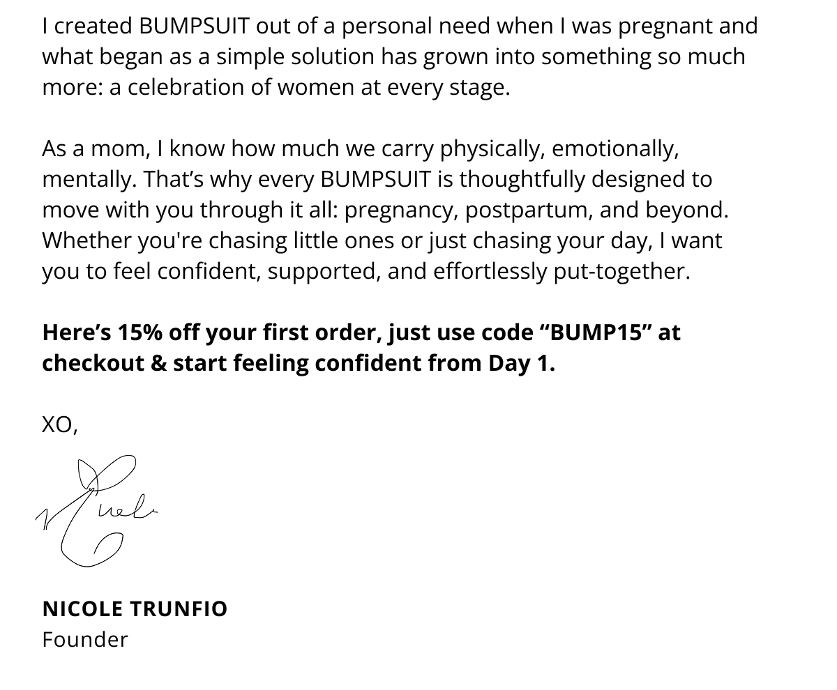 15% Off Your First Order
