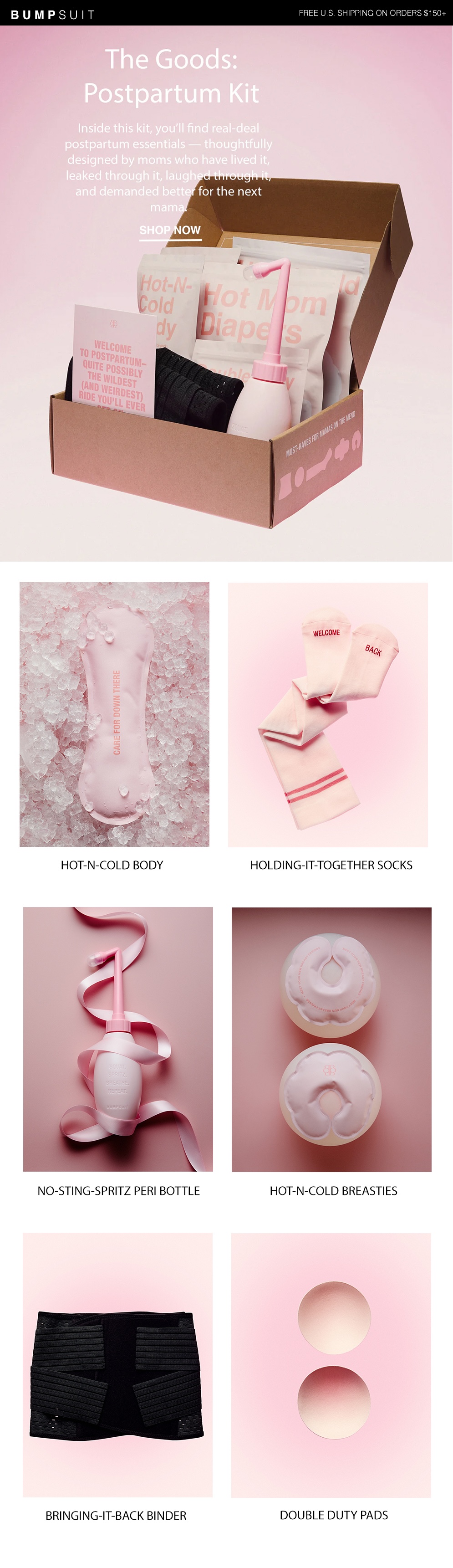 Shop The Goods Postpartum Kit