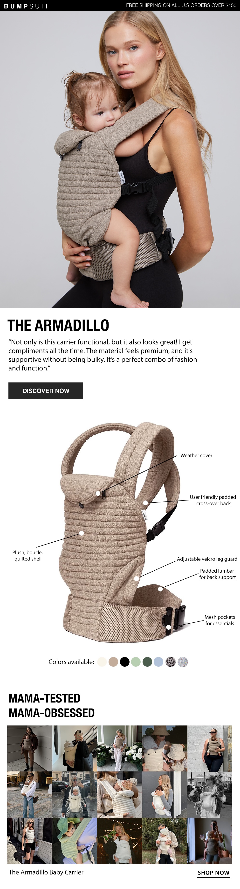 Shop The Armadillo Baby Carrier