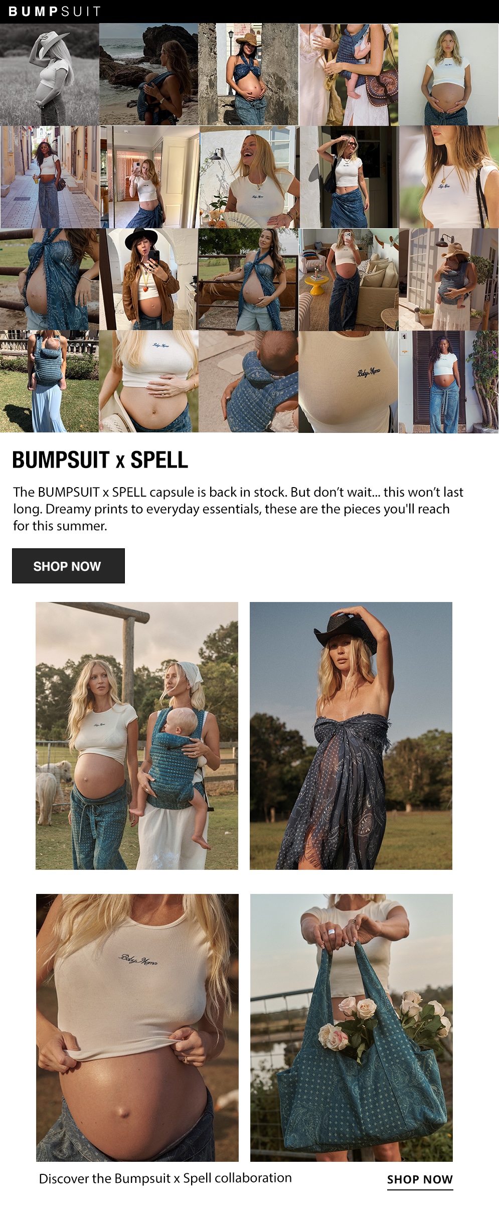 Shop The Bumpsuit x Spell Collection