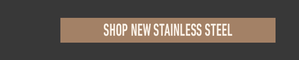 Shop new stainless steel button on a brown strip with dark background