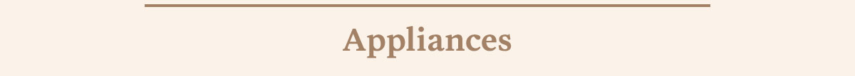 appliances