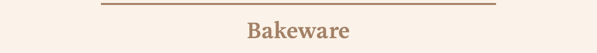 bakeware