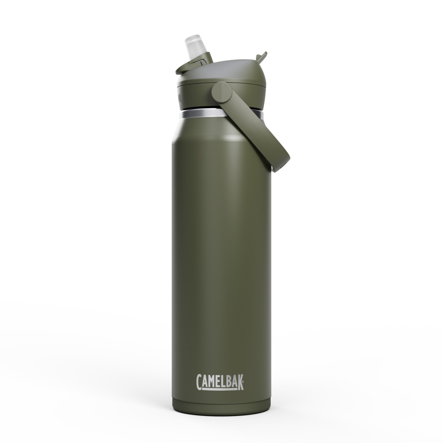 Image of Thrive Flip Straw Water Reusable Bottle, Insulated Stainless Steel