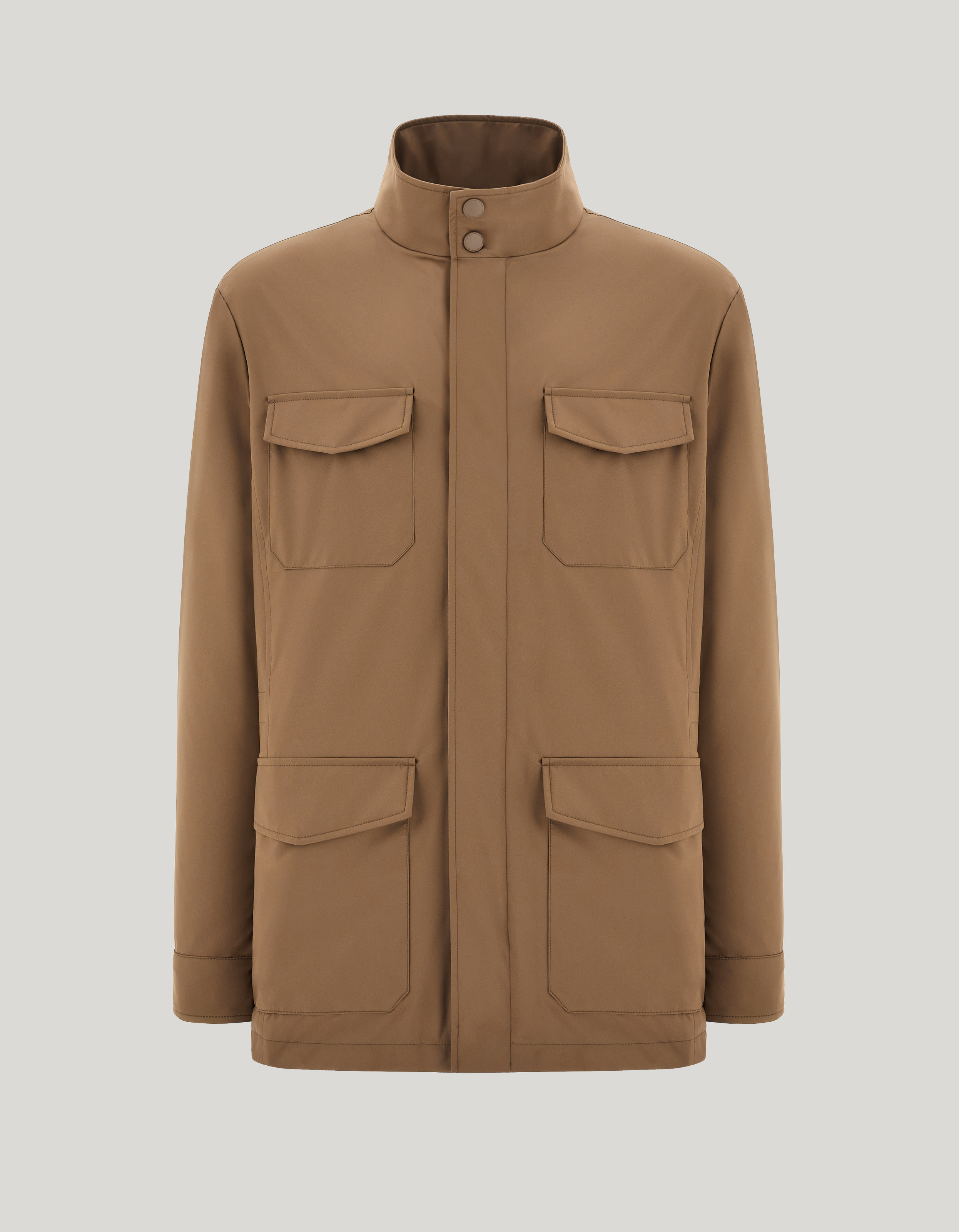 Elegant technical fabric field jacket_O20400-SG03220-734