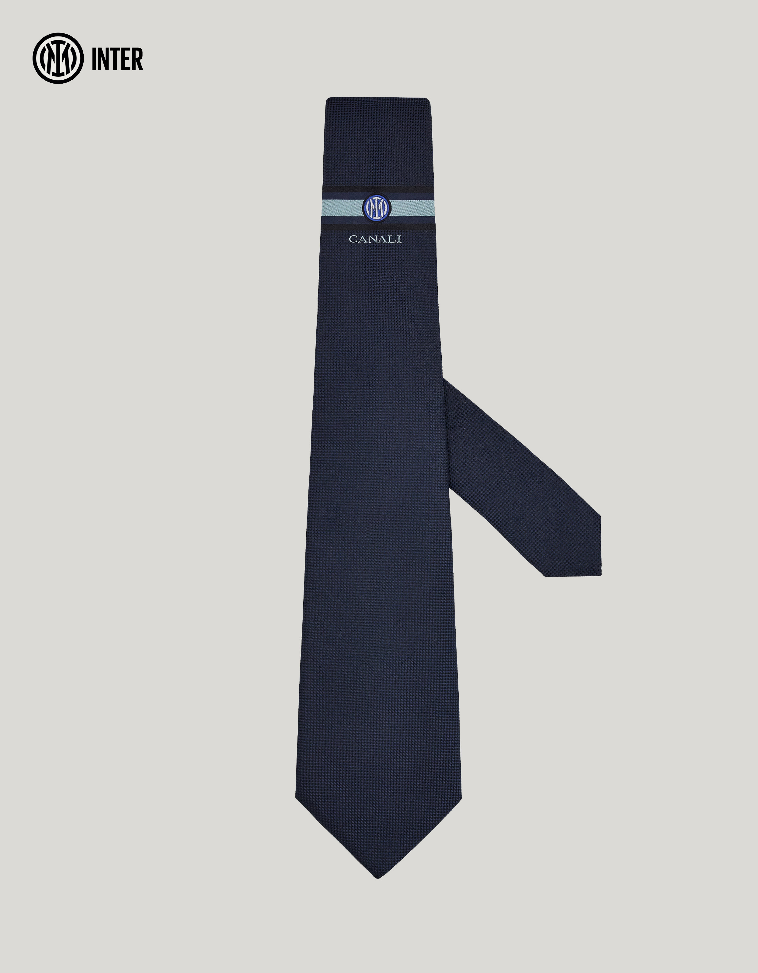Cravatta da uomo in seta blu_18FC-HJ04311-1