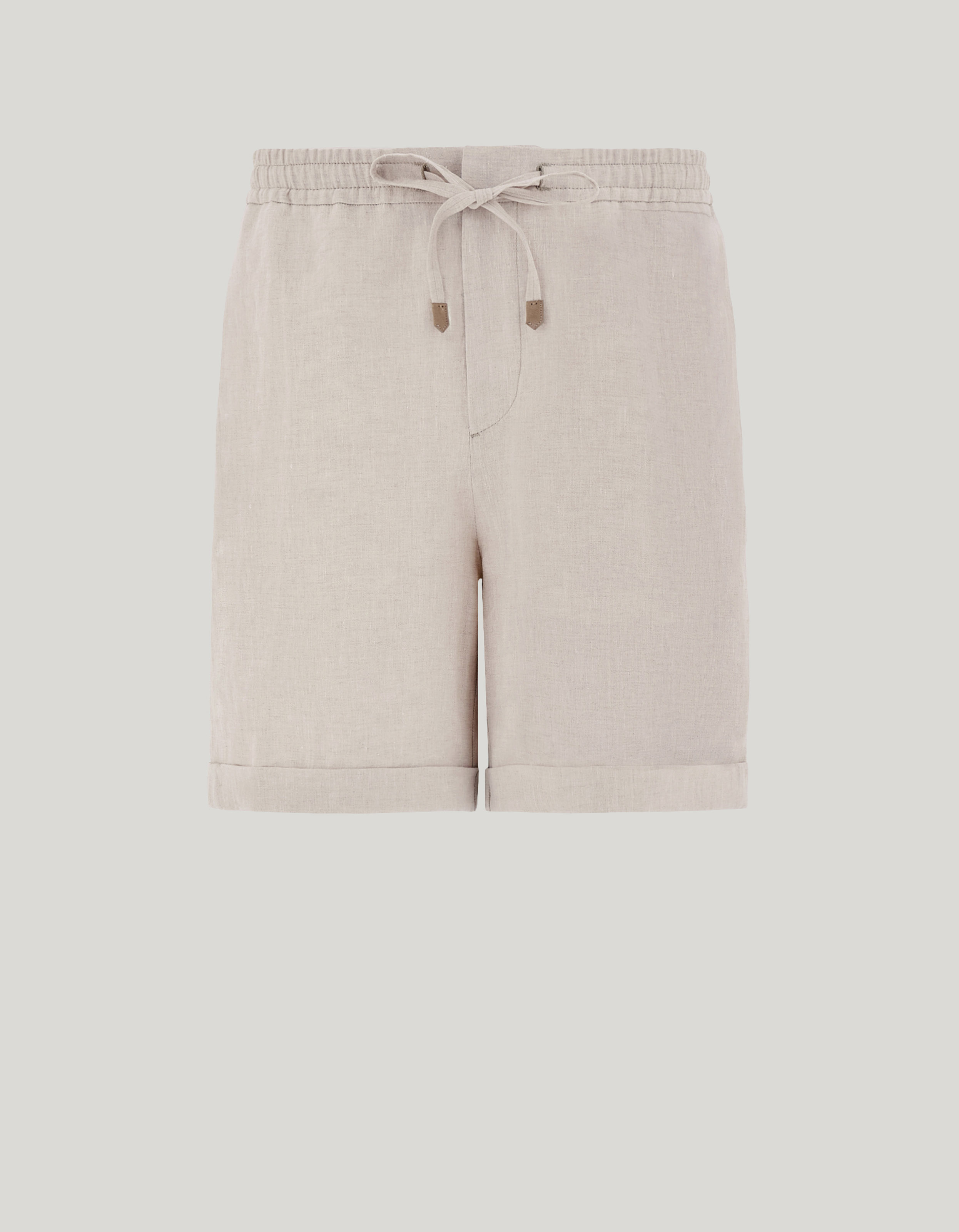 Regular-fit pure linen shorts_U95606-AE05958-702