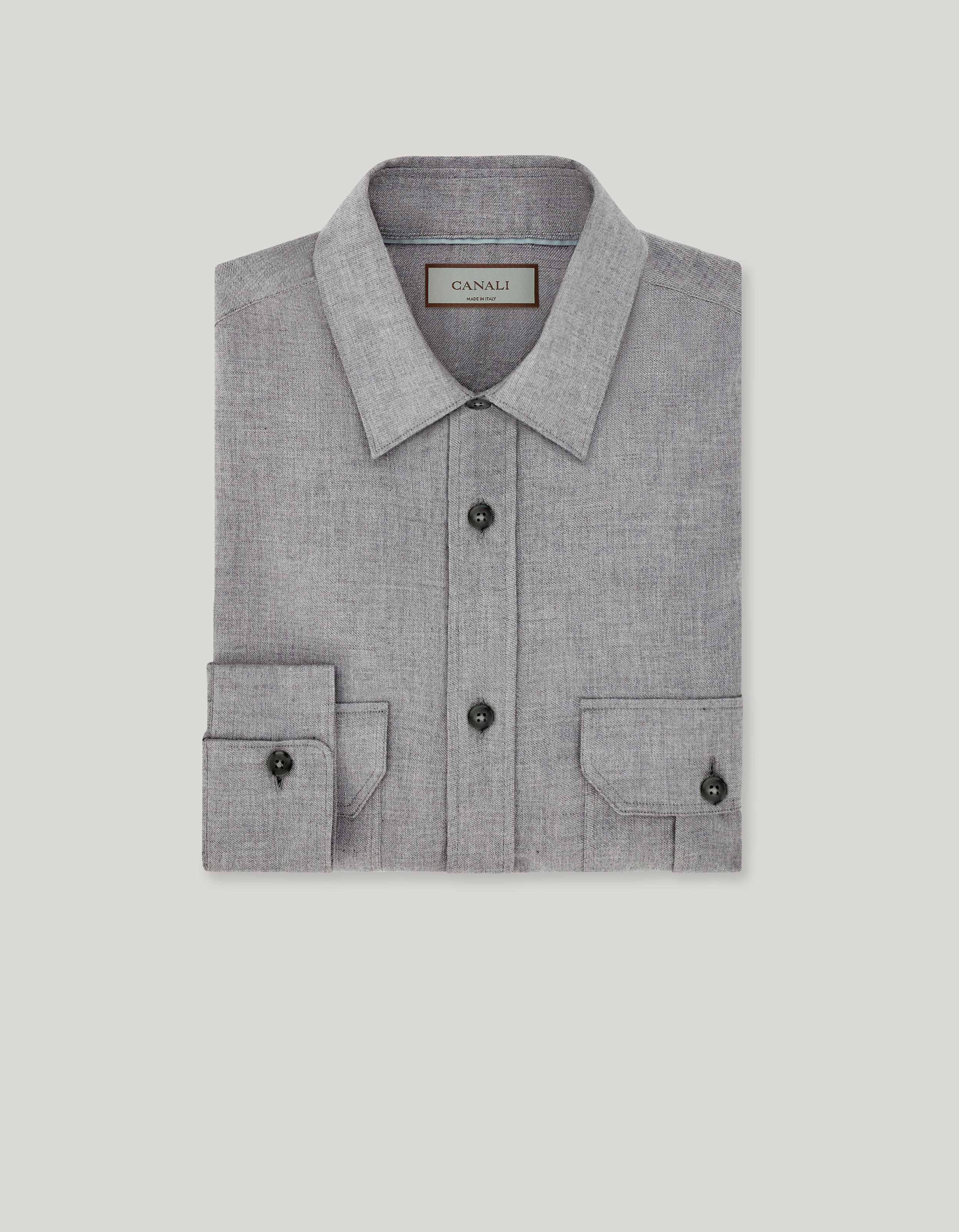 Men’s light grey casual shirt_CSL2067-GL03766-201