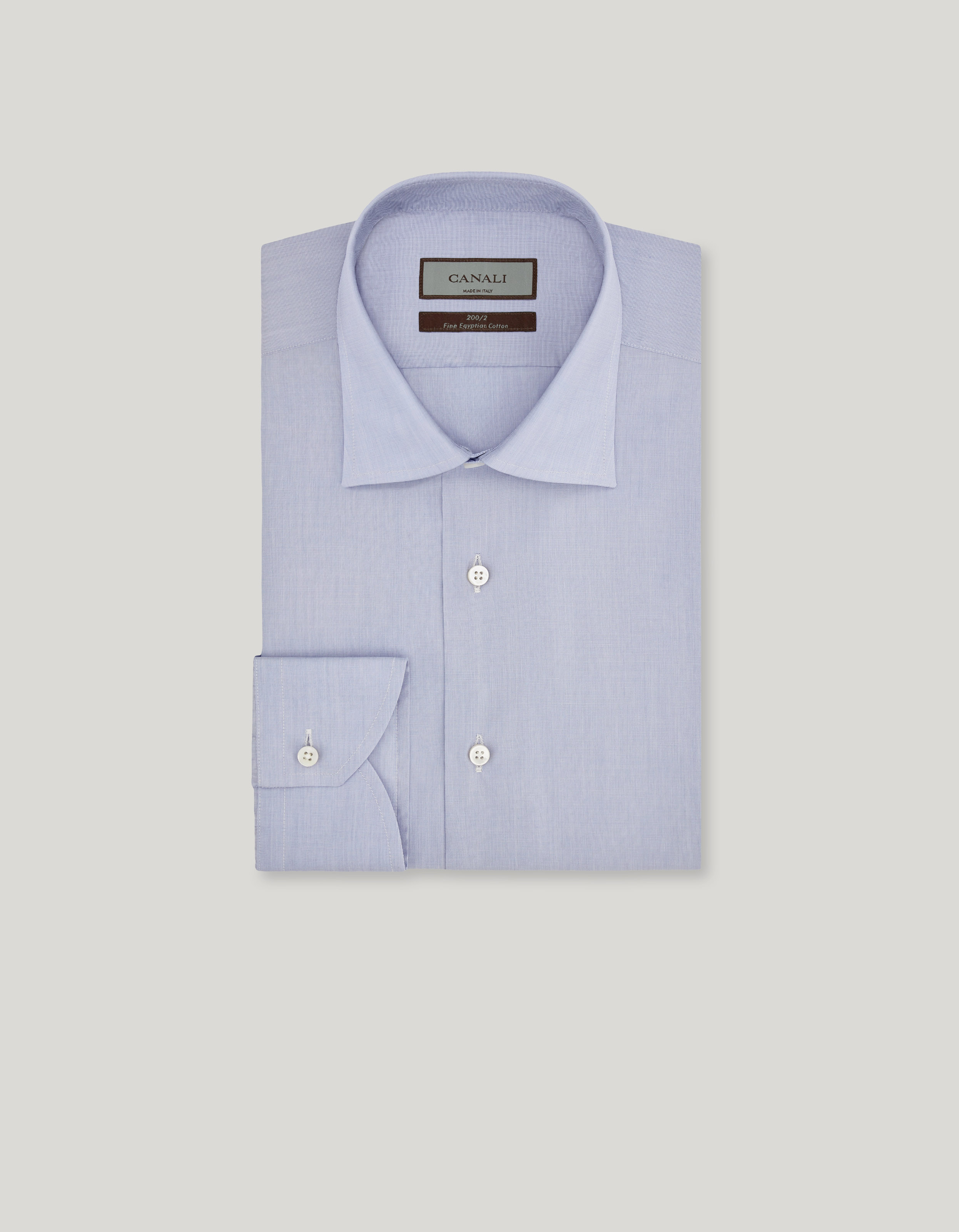 Light blue thread-to-thread men's shirt_ECL7018-GX03477-301