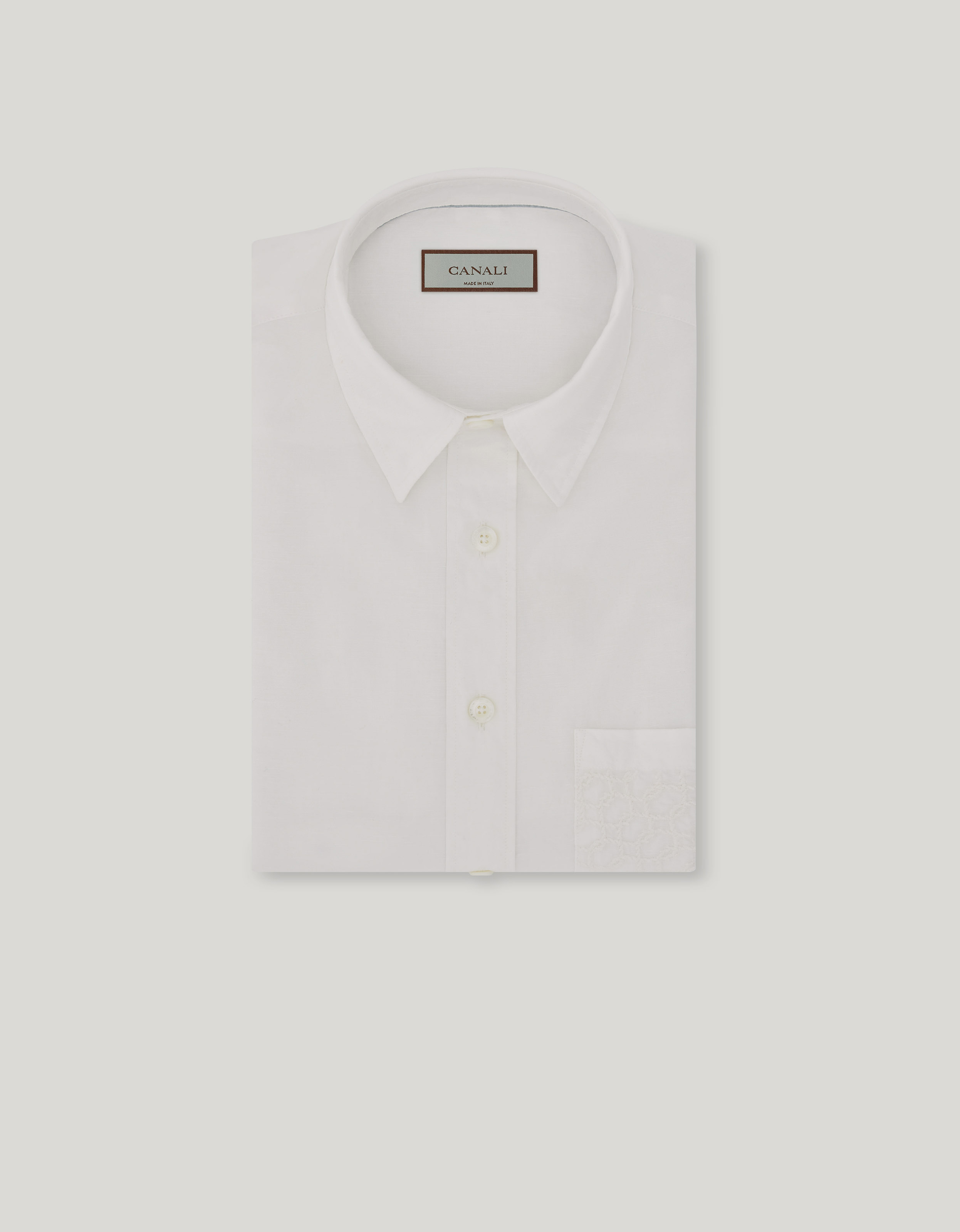 Men’s elegant cotton and linen blend shirt_CSL204R-GM03840-005