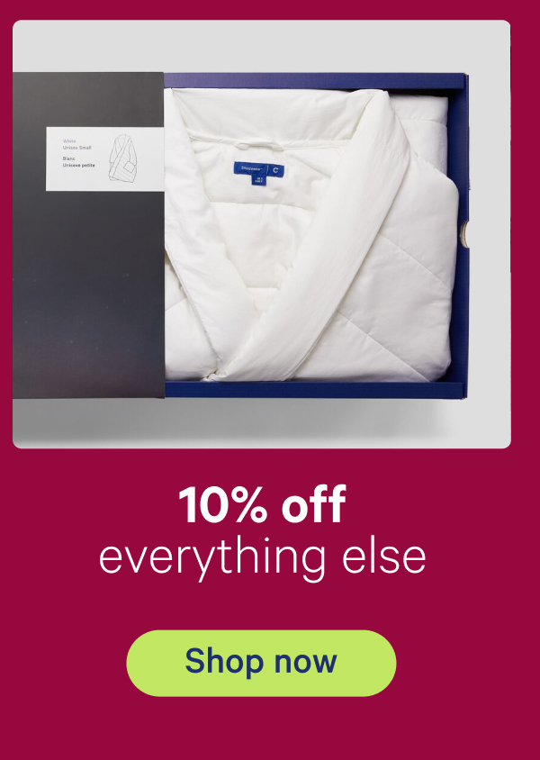 10% everything else