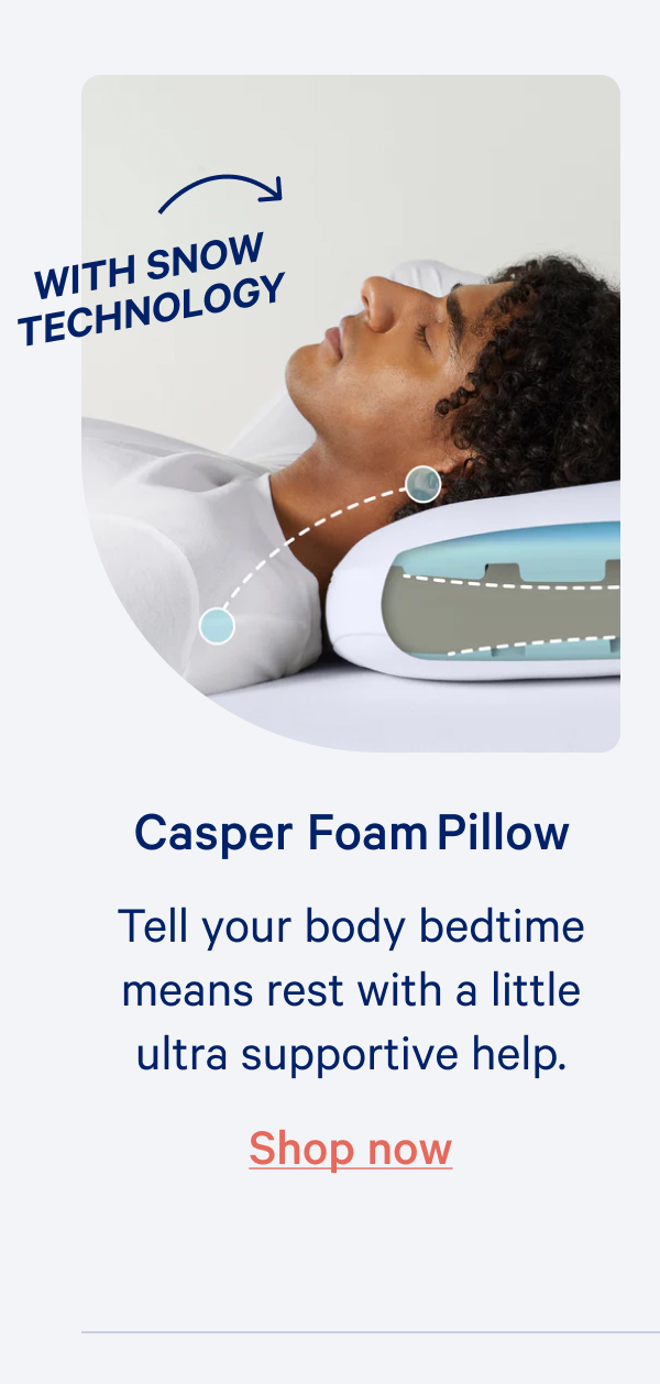casper foam pillow