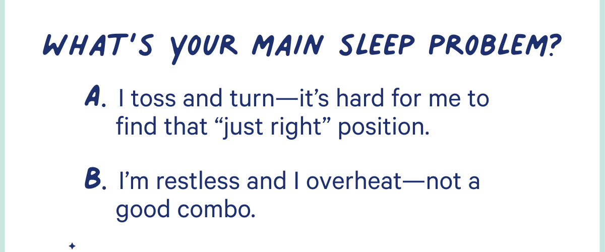 what's your main sleep problem?