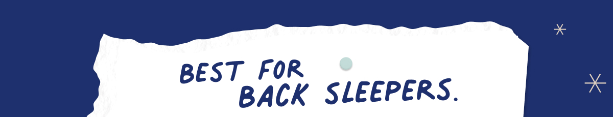 best for back sleepers