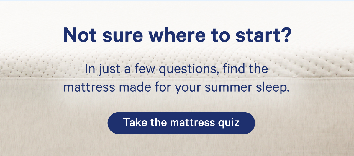 Take the mattress quiz